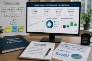 Operations consulting focused on workflow optimization, process improvement, operational efficiency, business performance analysis, and organizational effectiveness.