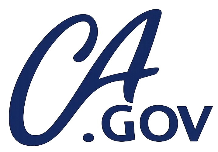California Government (CA.gov) logo for California business licenses, permits, and state resources
