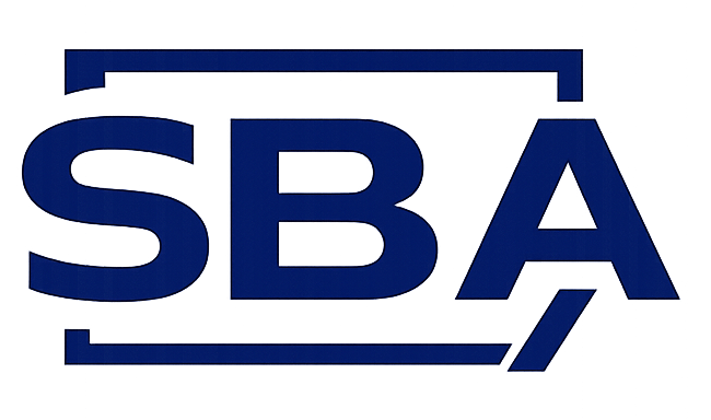U.S. Small Business Administration (SBA) logo for SBA loans and small business resources