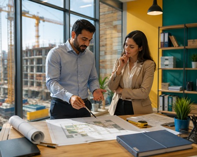 Commercial construction consulting firm providing project management efficiency, job costing, and financial analysis for contractors