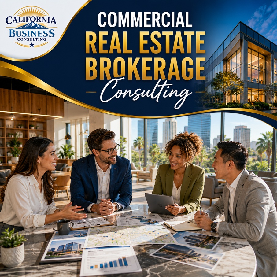 Commercial Real Estate Brokerage Consulting for business strategy, financial analysis, brokerage operations, AI strategy, and growth Title: