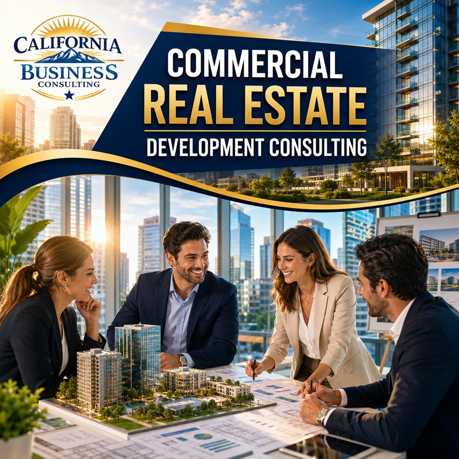 Commercial Real Estate Development Consulting for business strategy, financial analysis, project planning, operations, and development growth