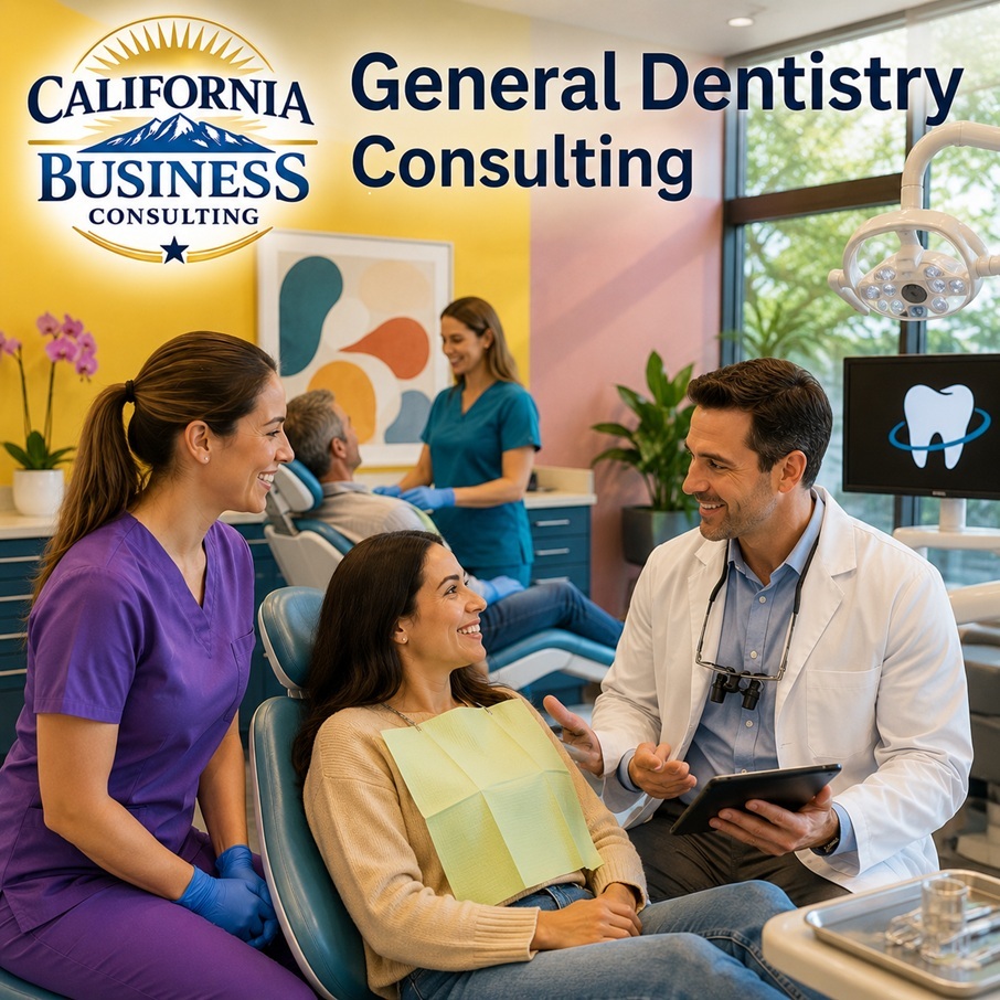 Business consulting services for general dentistry practices focused on operations, financial performance, workflow optimization, and sustainable practice growth.