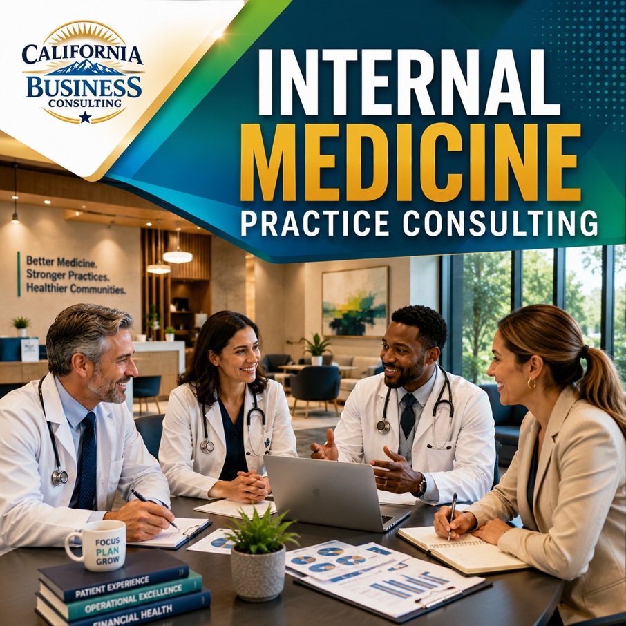 Internal Medicine Practice Consulting for business planning, AI strategy, financial analysis, operations, and practice growth